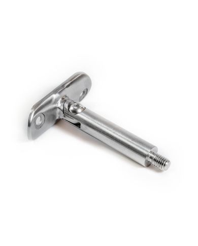 Support main courante fileté orientable