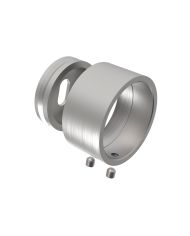 Platine murale Inox - 1 trou