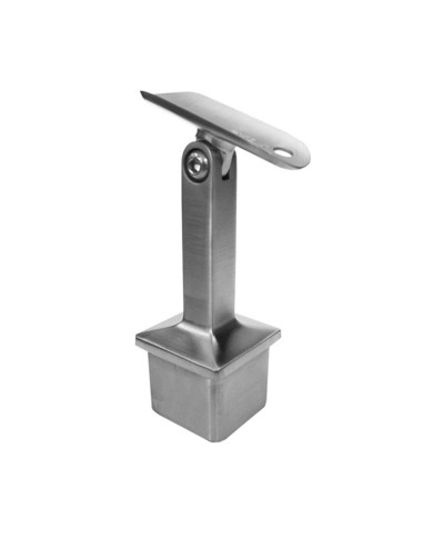 Support de lisse ronde orientable pour poteau