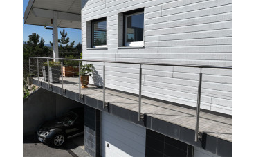 Les garde-corps inox à câbles : design et simplicité